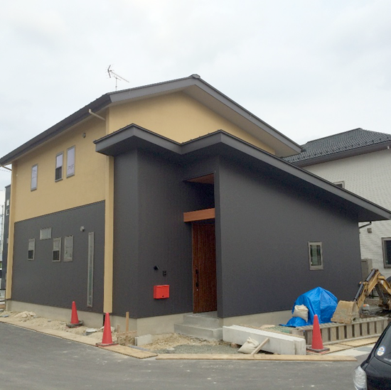 【施工事例081】　M様邸新築工事（屋根、外壁、樋）（愛知県春日井市）