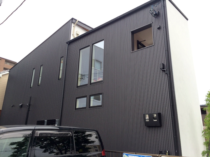 【施工事例082】　 中川区某住宅新築工事（屋根、外壁、樋）（愛知県名古屋市中川区）