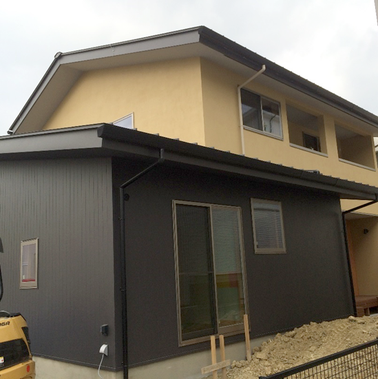 【施工事例081】　M様邸新築工事（屋根、外壁、樋）（愛知県春日井市）